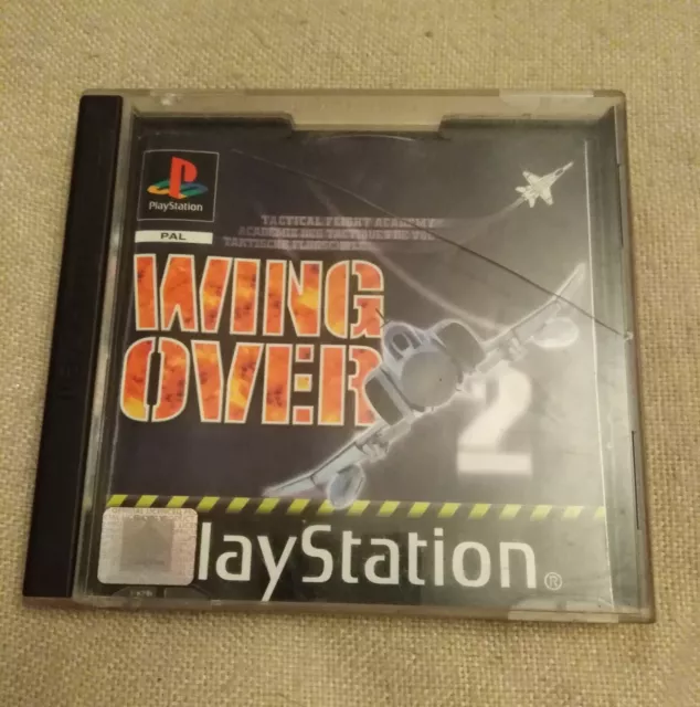 PlayStation PS1 UK PAL Game - Wing Over 2 - Complete with Manual and Case