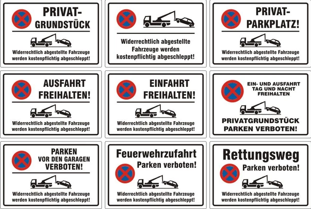 Schraffierte Parkverbotsschild Parken Wieviel Kostet Es picclick.de