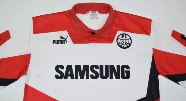 1993-1994 Eintracht Frankfurt Puma Home Football Shirt (Size L) 2