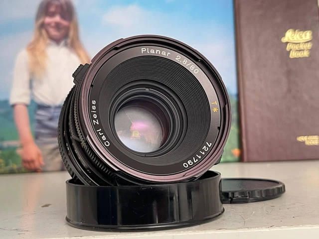 Carl Zeiss PLANAR Hasselblad V CF T* 80mm 80 mm 2.8 Lens Objektiv Near Mint