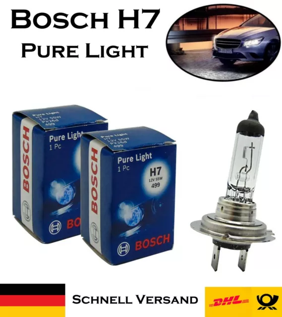 2X BOSCH XENON BLUE version 1987302075 lot ampoules H7 12V 55W EUR