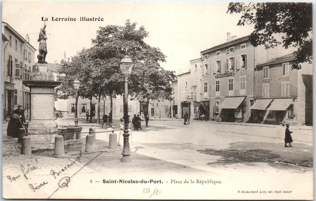 54 SAINT NICOLAS DU PORT - La place de la republique -