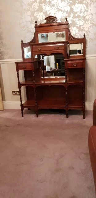 edwardian Mahogany Display Unit