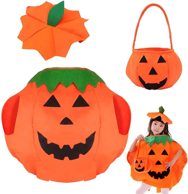 Tuofang Costume da Zucca per Bambini Costume da Zucca di Halloween Piccola Z