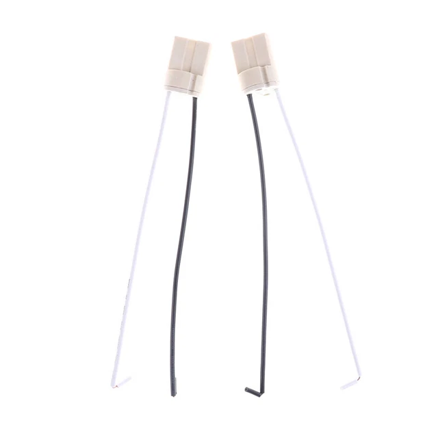 5PCS G9 SOCKET Cable Ceramic Connector LED Light Lamp Bulb Holder Base ...