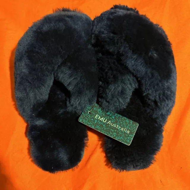 EMU Australia | Midnight Mayberry Sheepskin Slipper - Women Size Women’s 7/Men 6