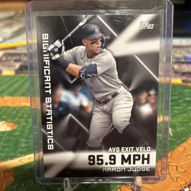 AARON JUDGE SIGNIFICANT Statistics 2023 Topps Series 2 SS5 New York