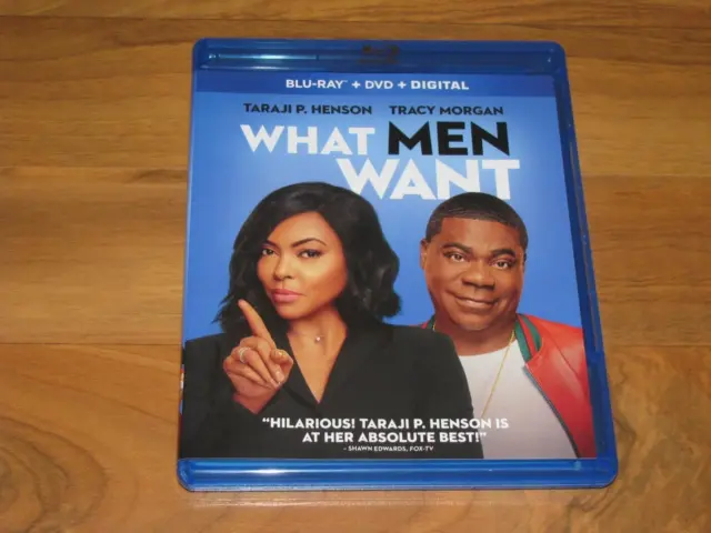 What Men Want (Blu-Ray/DVD, 2019, 2-Disc Set, No Digital Copy)
