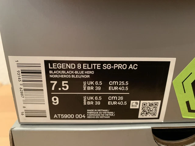 NP 220€ NIKE Tiempo LEGEND 8 ELITE FG Größe 7,5 / 40,5 Fußballschuhe AT5293 007 5