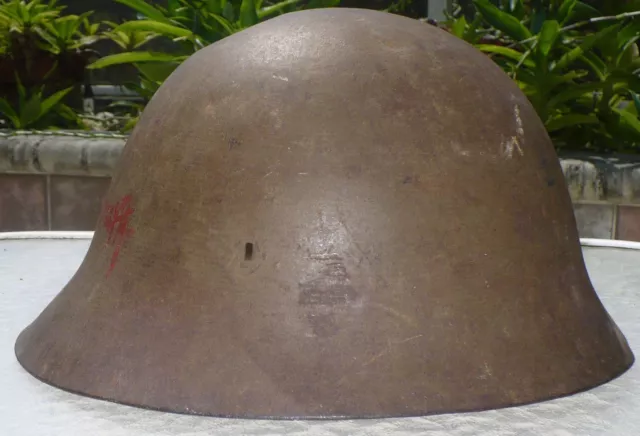 Antique Wwii World War Ii Japanese Civil Defense Helmet 3