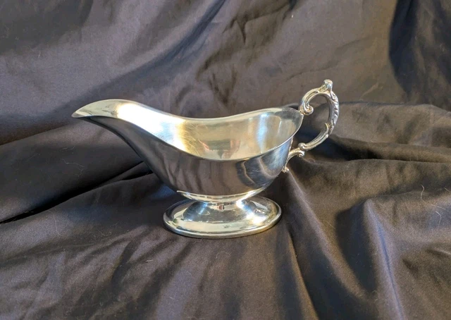 Saucière En Métal Argenté PEMJA - Qualité Orfèvre - Finition Brillante - Occasion