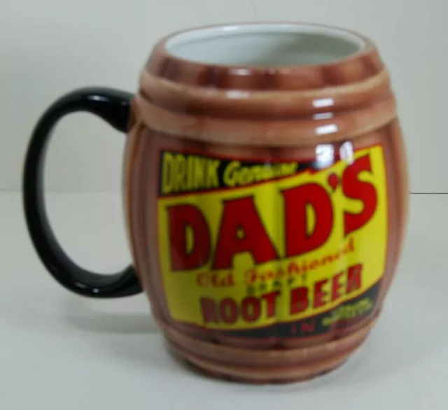 Dads Old Fashioned Root Beer Barrel Mug Teleflora Ceramic Cup Mug