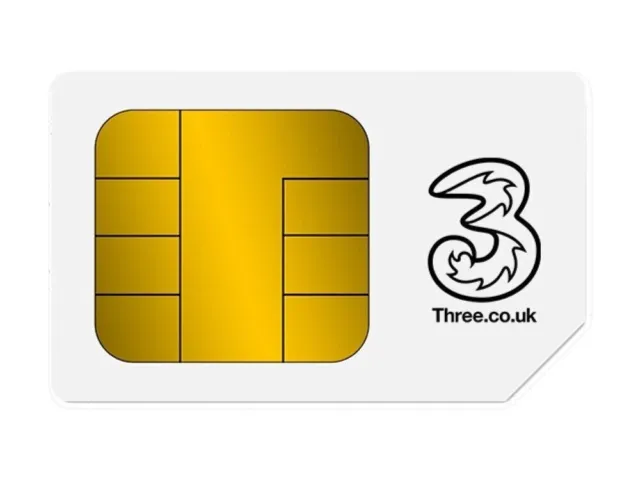 Three 3 Network Sim Card Pay You Go  Micro Nano Standard Trio Uk Sim PAYG