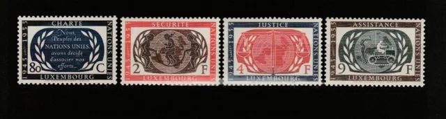 Luxembourg  charte des Nations Unies  1955  num: 496 a 499  **