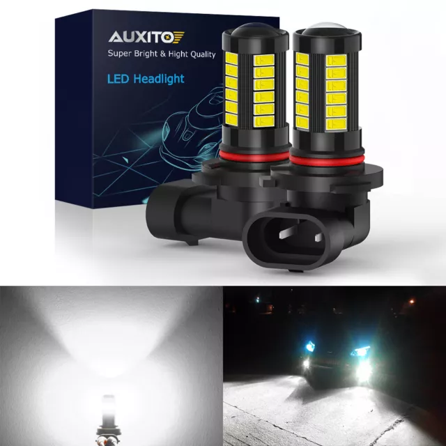 2X HB4 9006 FOG LIGHT BULB SMD LED Canbus Error Free DRL 6500K White Headlight 2