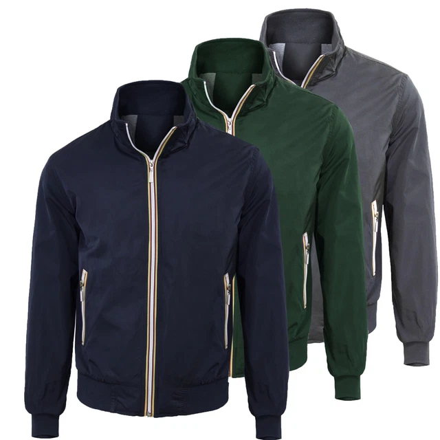 Giubbotto Sportivo Uomo GIROGAMA Giacca Leggera Primaverile con Cerniera 4508IT