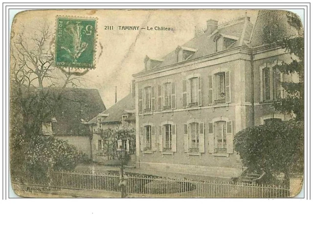 58.Tamnay En Bazois.le Chateau.coins Arrondis