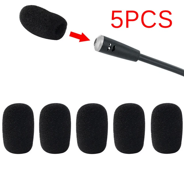 5PCS Mic Microphone Windscreen Soft Foam Pad Mic Cover Holder Sponge Skin WY_tu