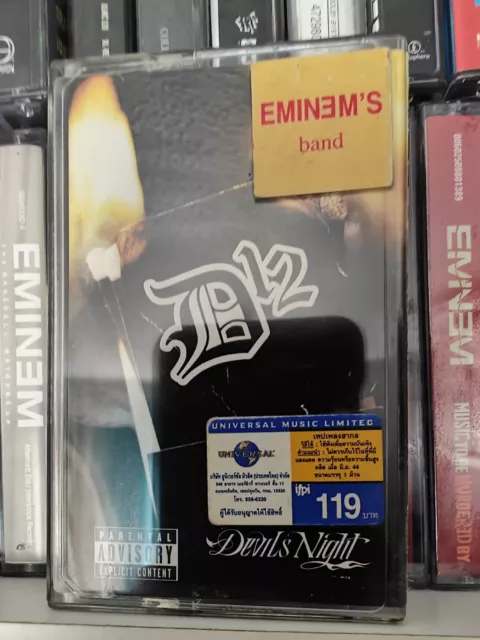 D12 Devil's Night FULLY PLAY GRADED Cassette Album Eminem