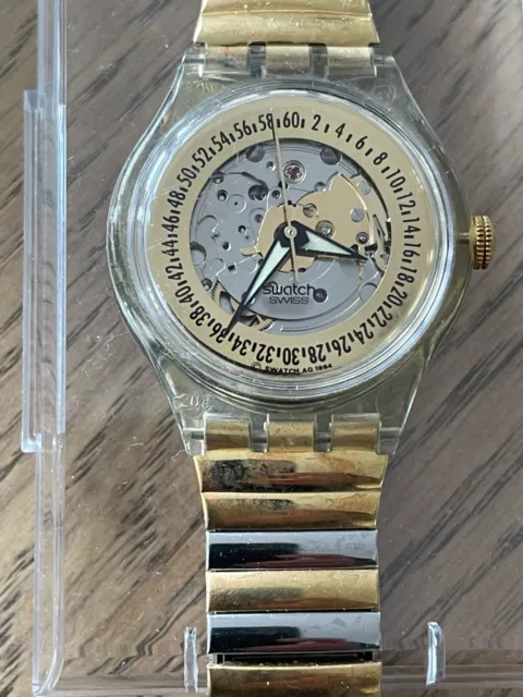 OROLOGIO SWATCH SAK115 6. Oro Sessanta Automatico Originale 1995