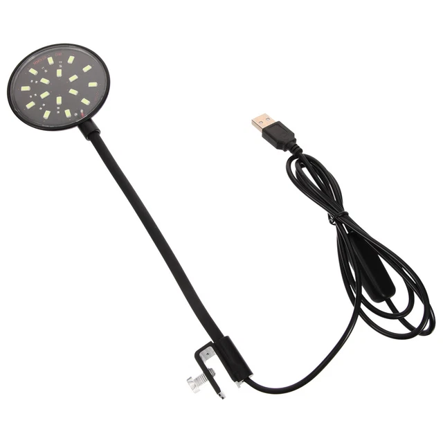 Small Fish Tank Light Plastic Clip-type Lamp Compact Aquarium Daily Use