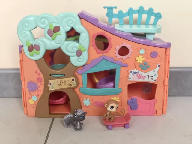 Littlest Pet Shop LPS Clubhouse Playset Club de Détente Hasbro 2007 En TBE