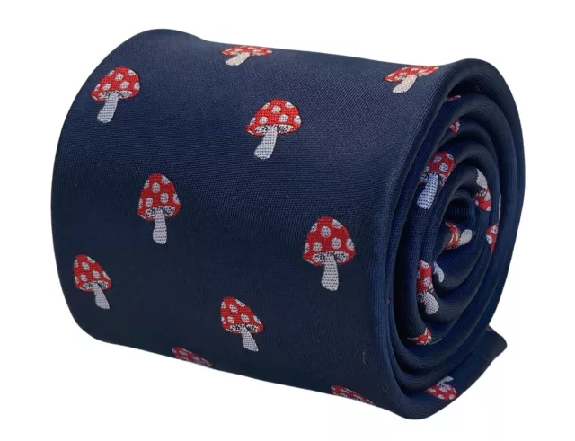 Frederick Thomas Designer Mens Tie toadstool fantasy magic mushroom quirky