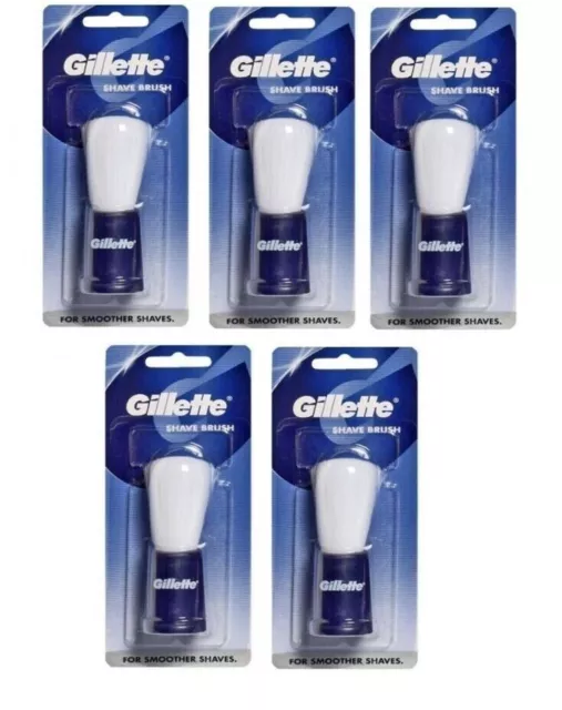 5X Gillette Rasage Brosse Plus Long Brins Que Générer Extra Mousse Pour Raser