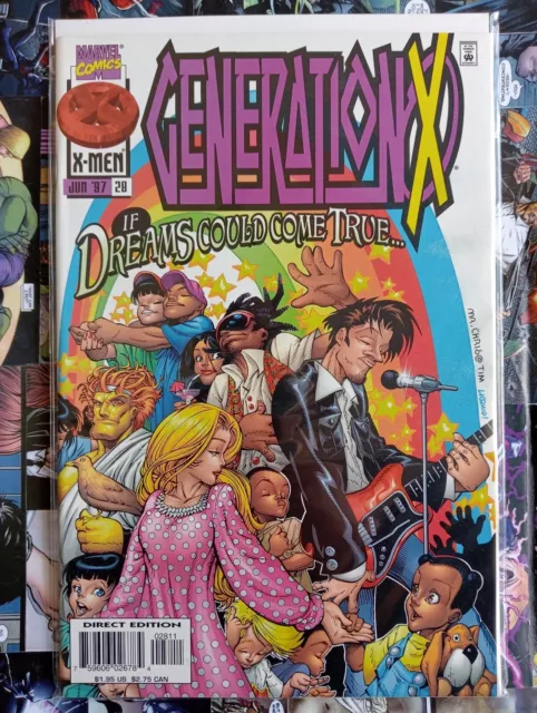 Generation X #28 Vol 1 Marvel Comics 1997 X-Men Comic-Lobdell-COMBINED POSTAGE ✅