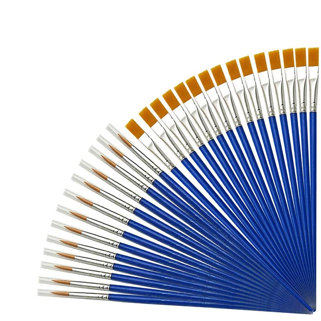 Set di Pennelli per Bambini 100 Pezzi per Pittura un Olio Ad Acquerello Pia H3O5