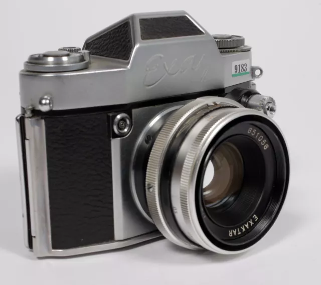 Exacta EXA II 35mm film camera with Exactar 50mm F2 lens #9183 2