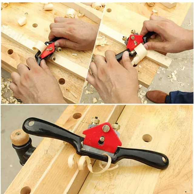 9'' 10'' Adjustable Plane Spokeshave Woodworking Hand Planer Trimming Tools