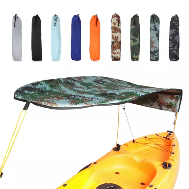 Universal Kayak Boat Canoe Sun Shade Canopy Awning Top Cover for Single Person