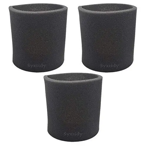 3 Pack 90585 Foam Sleeve VF2001 Foam Replacements Filters For Wet Dry Vacuum ...