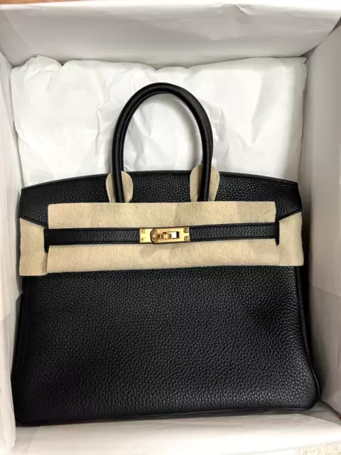 Hermès Birkin 25 Shiny Black Niloticus with Gold Hardware - Bags - Kabinet  Privé