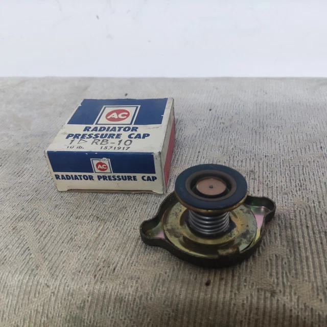 Riley Radiator Cap NOS AC DELCO BMC MK1 MINI Cooper S MGC RILEY Elf RB-10 10lbr RADIATOR ...