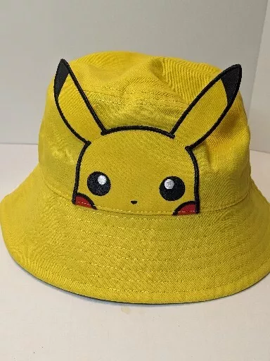 POKEMON BUCKET HAT Pikachu Yellow Sz S $29.99 - PicClick