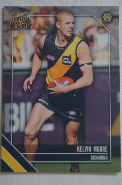 Richmond Tigers AFL Football Select Champions In Action Card Kelvin Moore