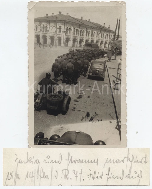 B141 FOTO WEHRMACHT Heeres Flak 14./ Infanterie Regt. 71 Russland