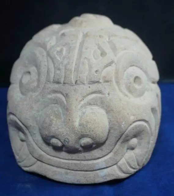 Peruvian Pre Columbian Chavin Style culture - Clava heads - carved in stone