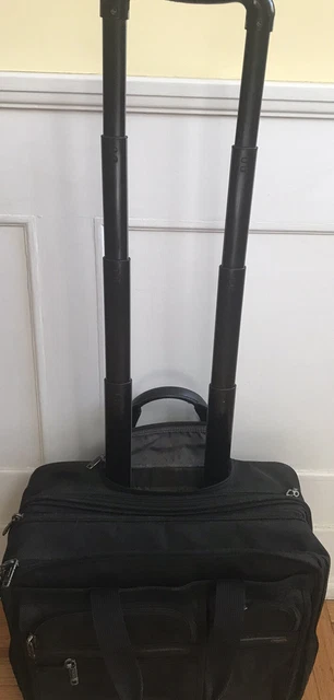 TUMI Ballistic Nylon Roller Bag—Telescoping Handle—Black 2