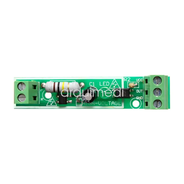 AC 220V 1-Bit Optocoupler Isolation Module Voltage Detect Board Adaptive for PLC