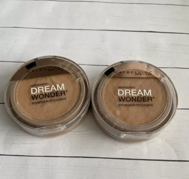 Maybelline Dream Wonder Compact Face Pressed Powder, 75 Pure Beige SEALED 2X