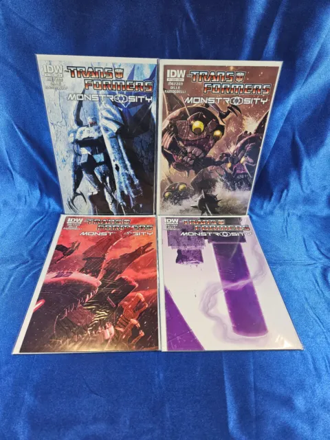 Transformers: Monstrosity #1-4 Complete SET 2013 IDW A Covers 1 2 3 4