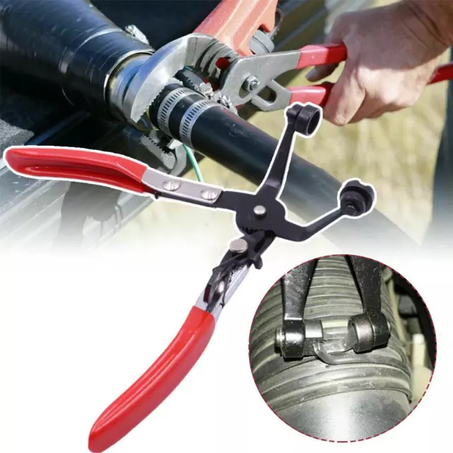 1PC Car Water Pipe Hose Removal Tool Flat Band Ring Type Hose Clamp Pliers