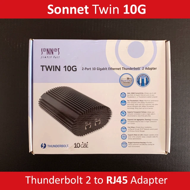 Sonnet Solo 10G Thunderbolt 3 to 10GbE Network Adapter – DIT Tools