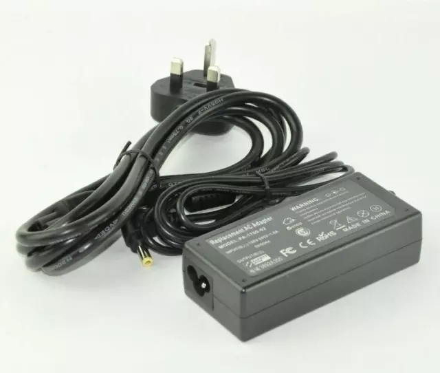 Replacement Advent Laptop Adaptor Power Supply With Lead