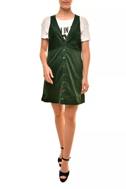 Free people online green velvet dress