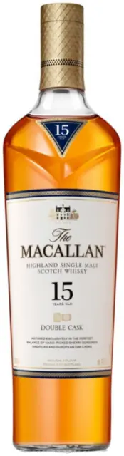 The Macallan 15 Year Old Double Cask Scotch Whisky 700ml Bottle