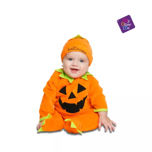 My Other Me Costume da Baby Zucca di Halloween Vestito in Cotone per Bambini